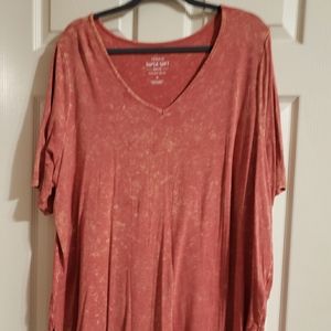 Torrid Coral Super soft tunic t-shirt